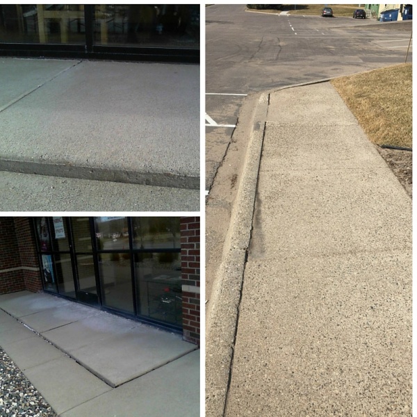 concrete lifiting trip hazards